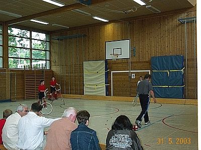Fotos Radball Jugend Turnier 2003